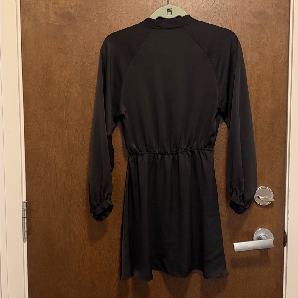BABATON - Lexington Black Satin Dress - 2XS - Picture 15 of 17